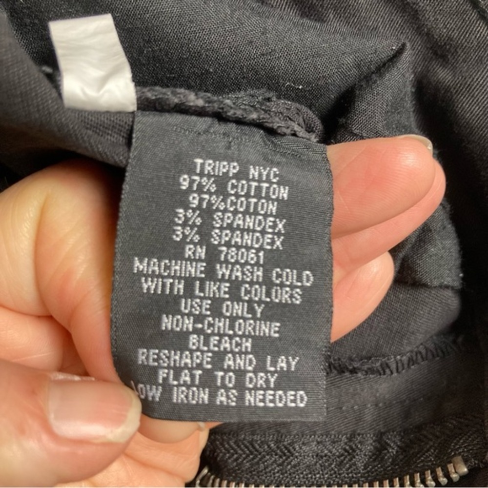 Tripp Nyc Jeans Women's 29 Black Stars Stripes Ba… - image 7
